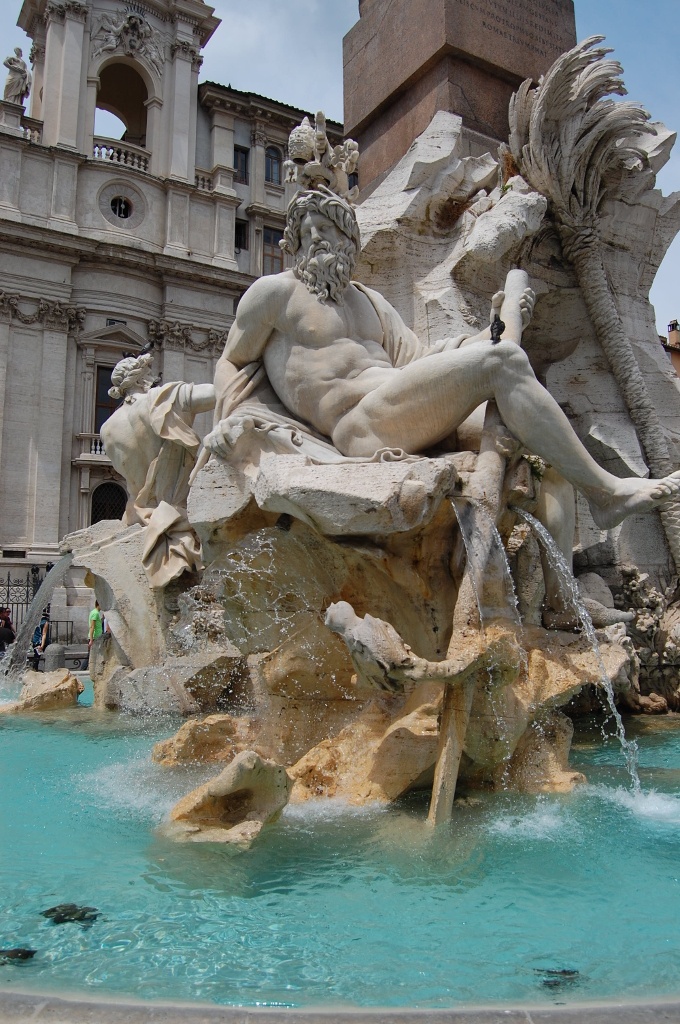 Rome : fontana dei quattro fiumi